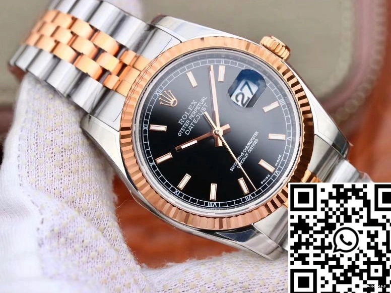 Dial AR Datejust Rolex Black 126231 36MM Factory 0111